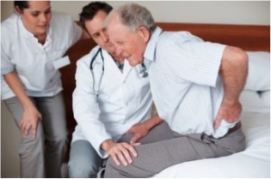 A low back pain patient (from Google Images). 