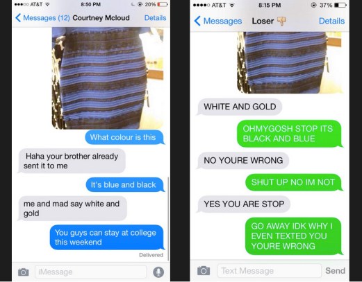 dress screenshots sidebyside