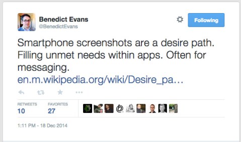 screenshots are desire paths